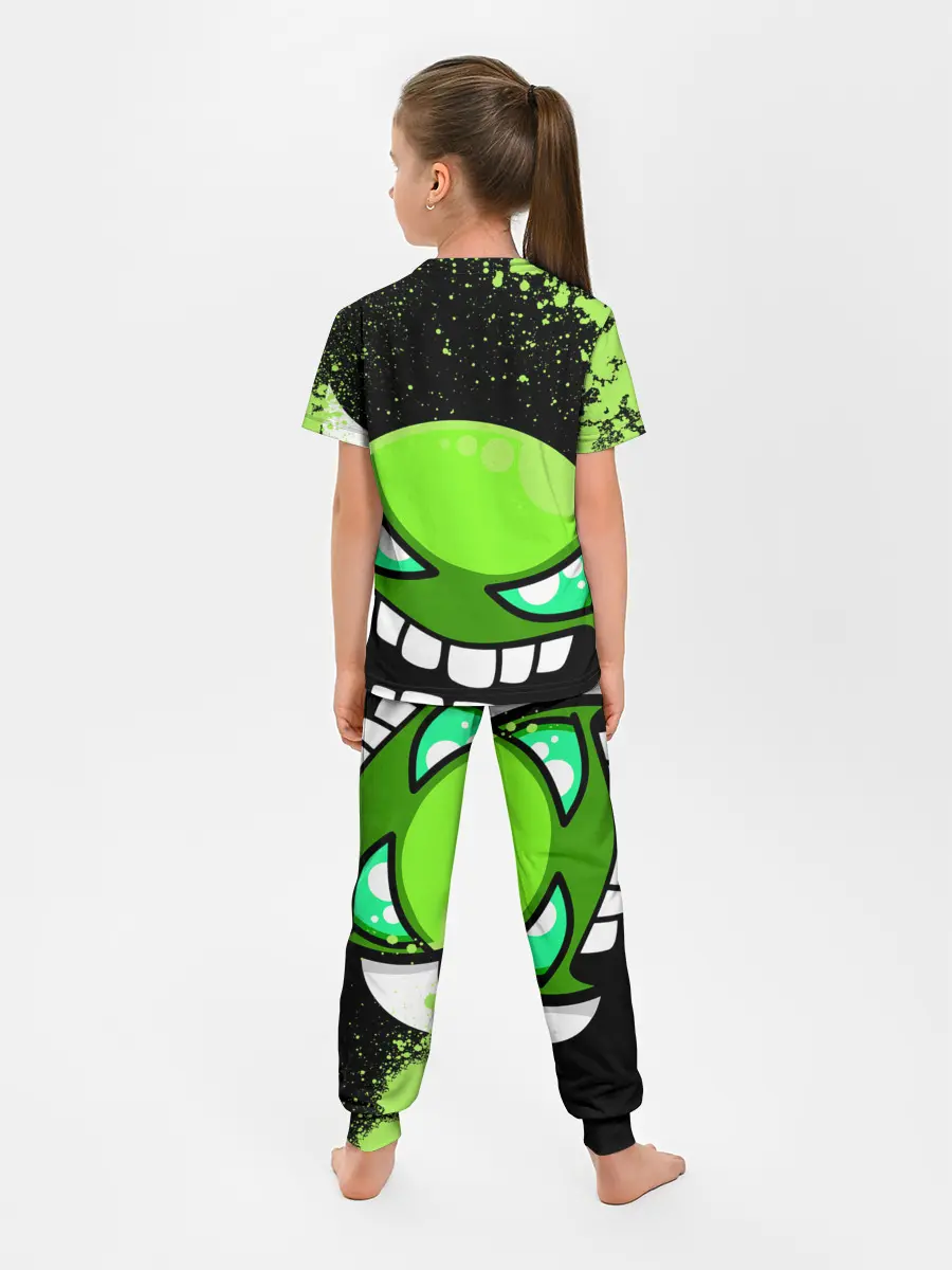Детская пижама с брюками / Geometry Dash