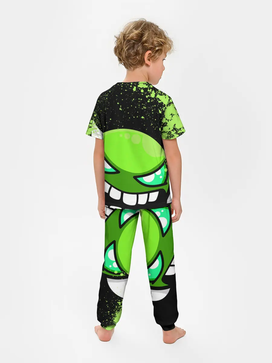 Детская пижама с брюками / Geometry Dash