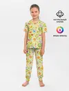 Детская пижама с брюками / Летний Орнамент