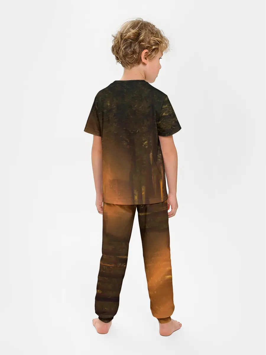 Детская пижама с брюками / Марси в лесу