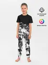Детская пижама с брюками / ГОРЫ Ч/Б