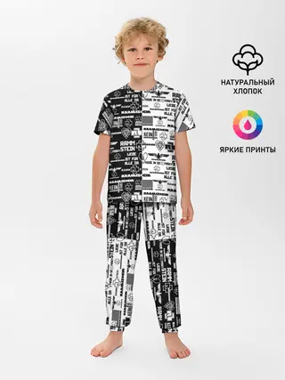 Детская пижама с брюками / RAMMSTEIN