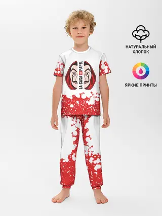 Детская пижама с брюками / Бумажный дом | La Casa de Papel