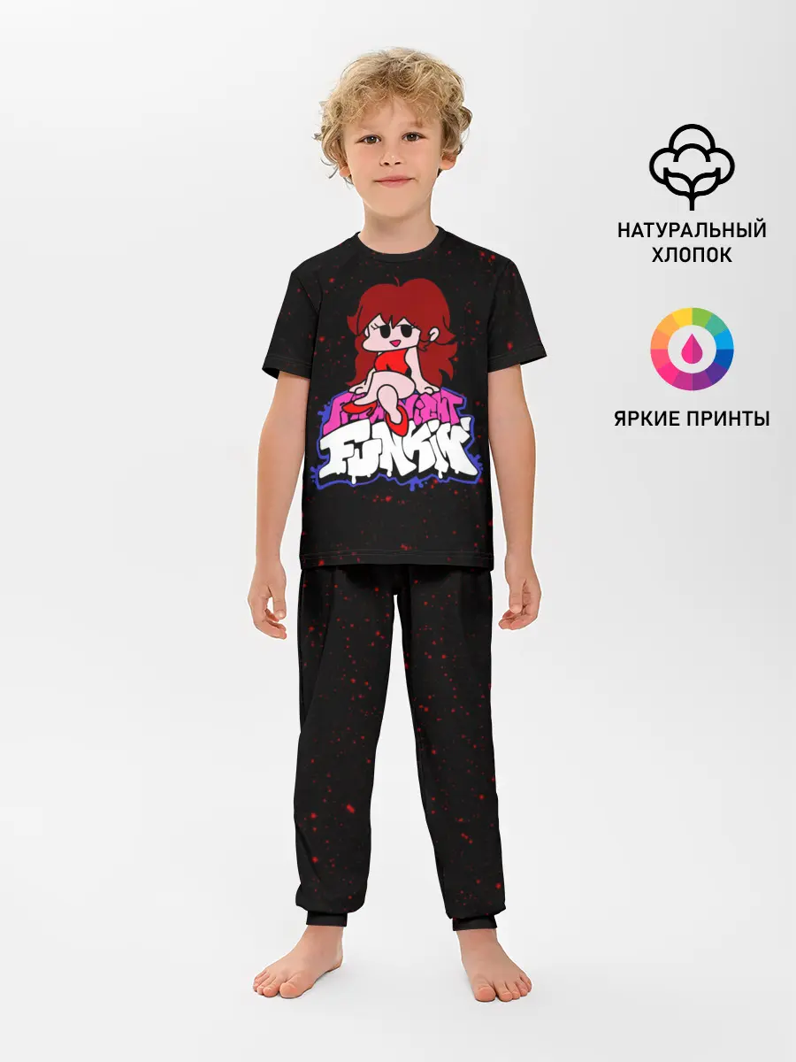 Детская пижама с брюками / Friday Night Funkin
