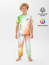 Детская пижама с брюками / Поп Ит - Динозавр - Абстракция