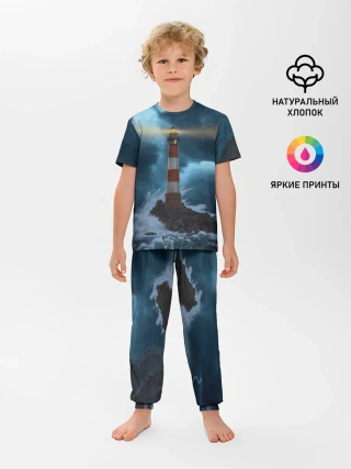 Детская пижама с брюками / НОЧНОЙ МАЯК