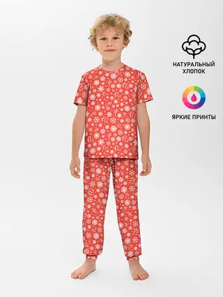 Детская пижама с брюками / Смех Санты