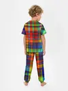 Детская пижама с брюками / Радужная сетка