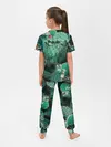Детская пижама с брюками / кактусы с цветами реализм