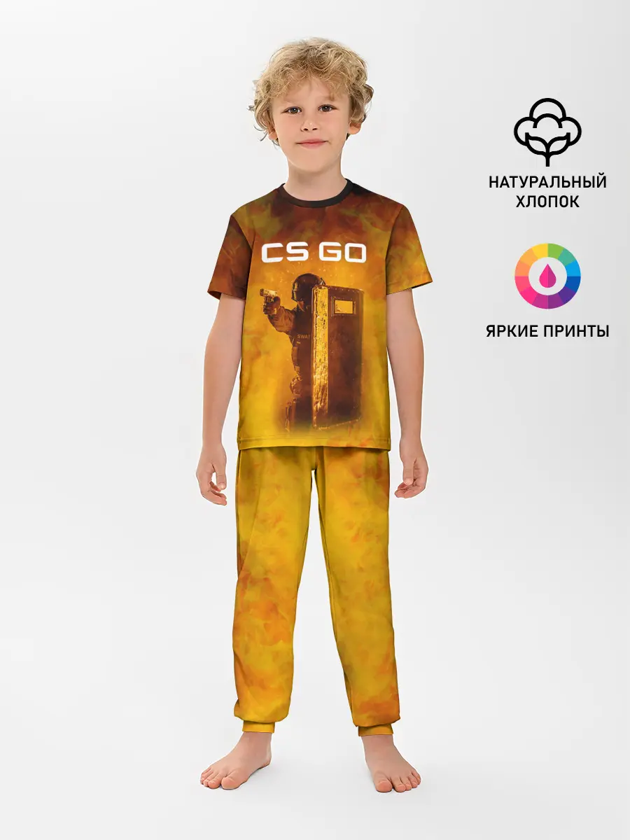 Детская пижама с брюками / CS GO SWAT | КС ГО