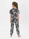 Детская пижама с брюками / Серый камуфляж