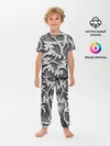 Детская пижама с брюками / Монохромный узор