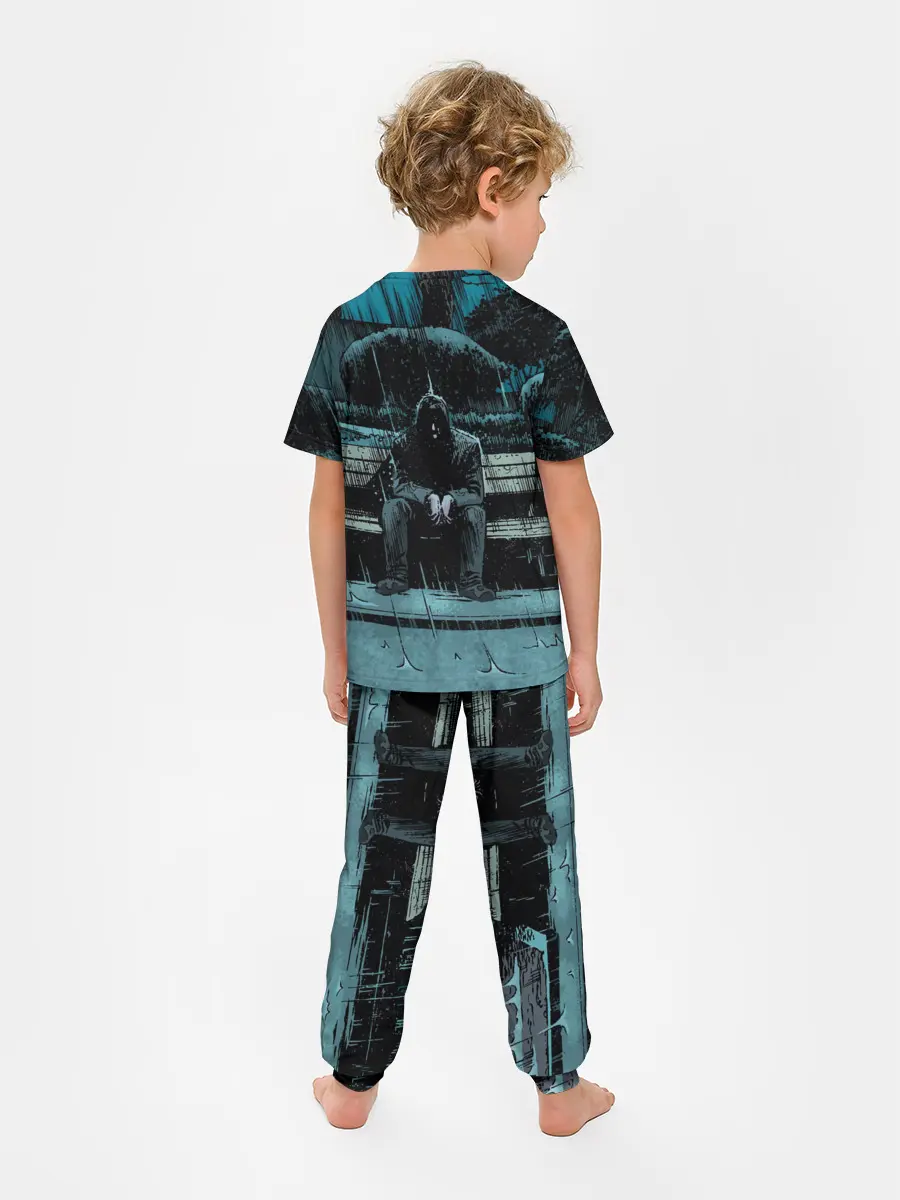 Детская пижама с брюками / Киану Ривз - комикс о боге