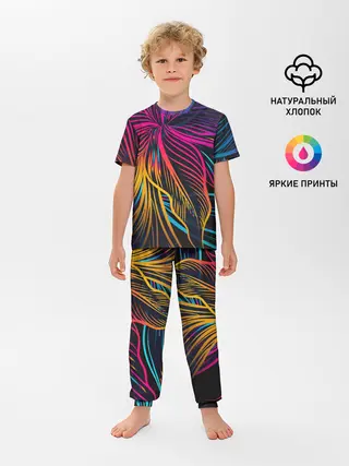 Детская пижама с брюками / Floral Design 3