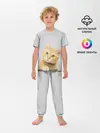 Детская пижама с брюками / Рыжий котик