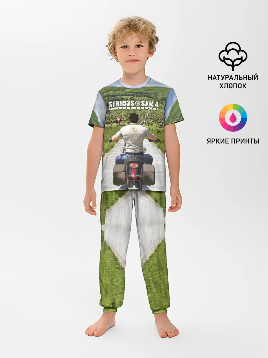 Детская пижама с брюками / SERIOUS SAM 4: PLANET BADASS