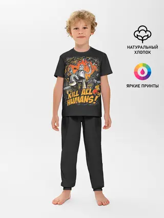 Детская пижама с брюками / Кайдзю Бендер