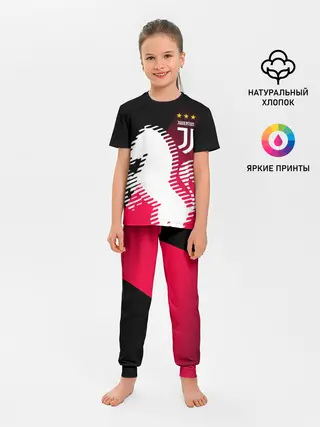 Детская пижама с брюками / JUVENTUS / ЮВЕНТУС / НЕОН