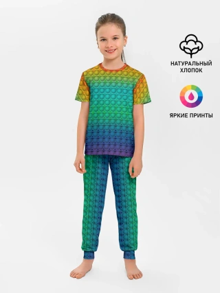 Детская пижама с брюками / POP IT | СИМПЛ ДИМПЛ