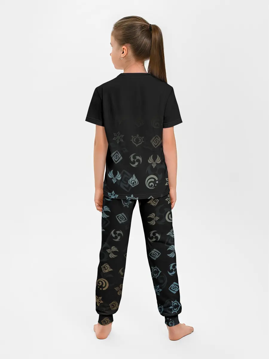 Детская пижама с брюками / Тарталья, Genshin Impact