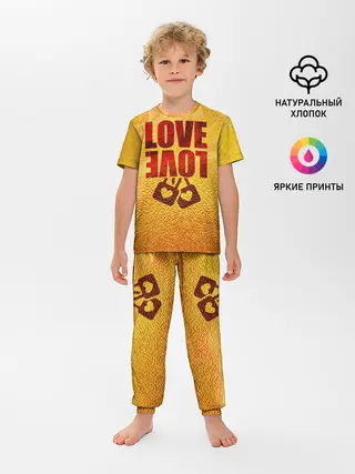 Детская пижама с брюками / LOVE