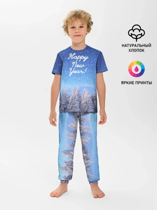 Детская пижама с брюками / Happy New Year