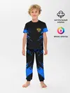 Детская пижама с брюками / Russia-sport collection BLUE