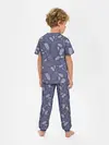 Детская пижама с брюками / Зимняя абстракция