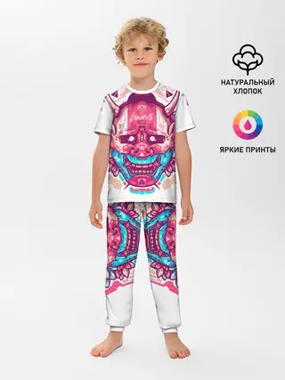 Детская пижама с брюками / Маска Ханья светлая