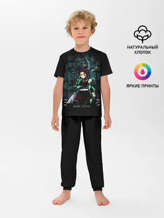 Детская пижама с брюками / Demon Slayer: Kimetsu no Yaiba