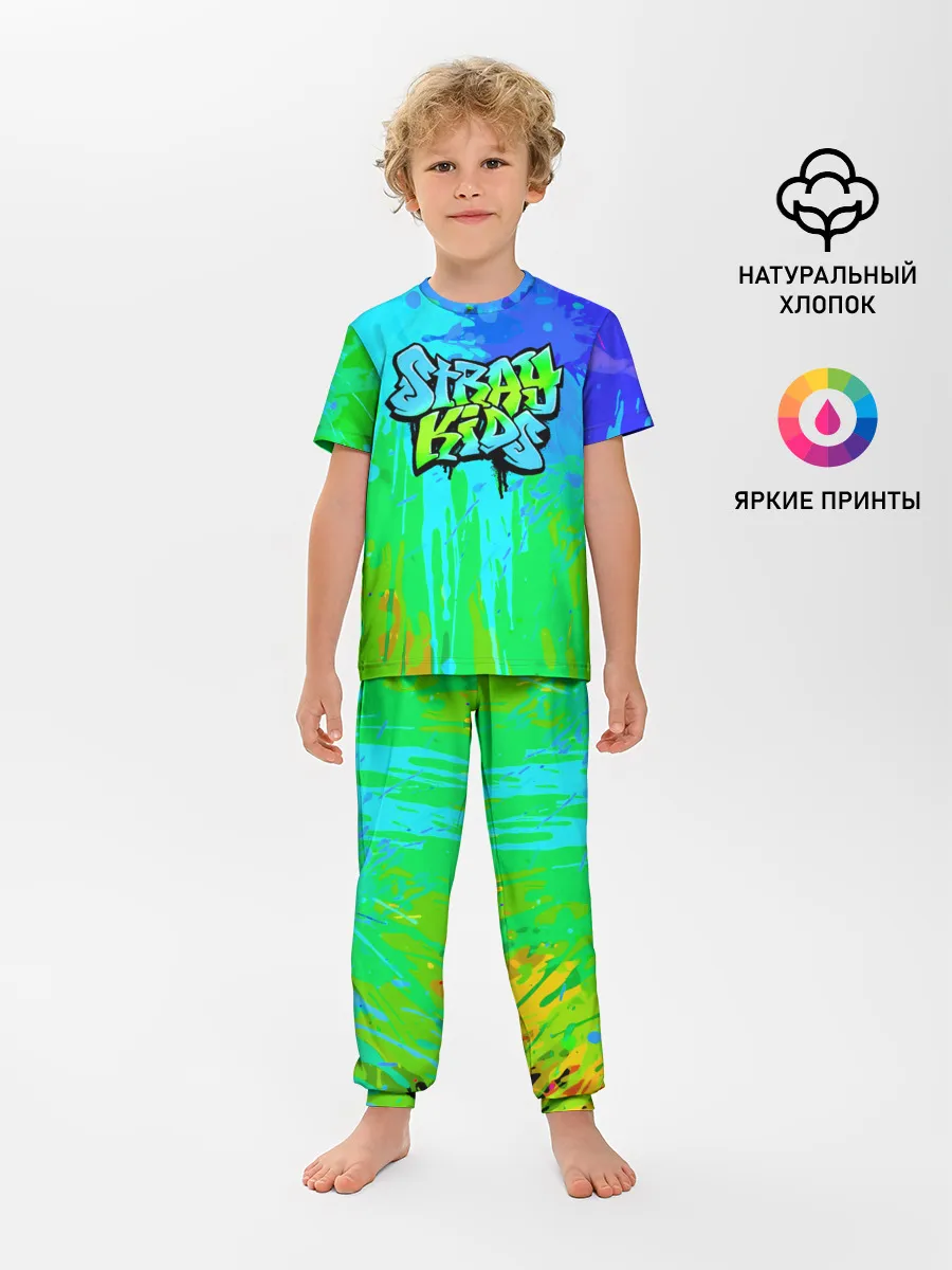 Детская пижама с брюками / Stray Kids