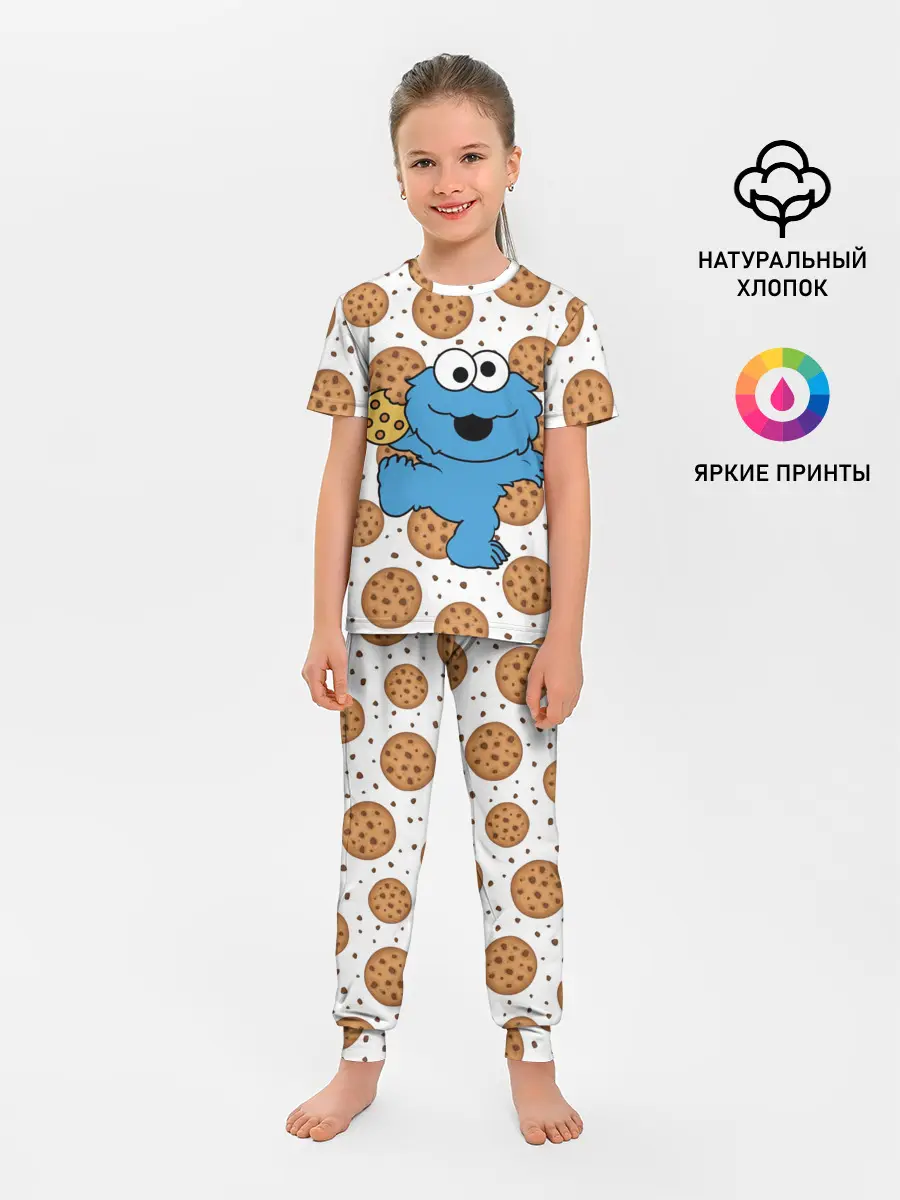 Детская пижама с брюками / Cookie monster