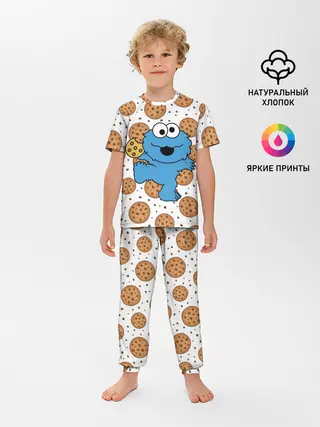 Детская пижама с брюками / Cookie monster