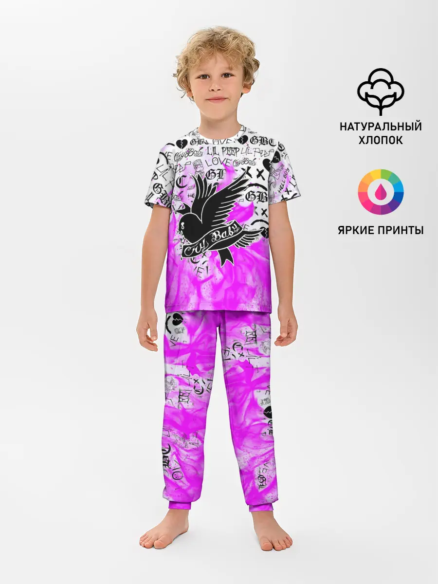 Детская пижама с брюками / CRY BABY LIL PEEP