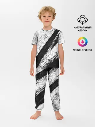 Детская пижама с брюками / просто краски