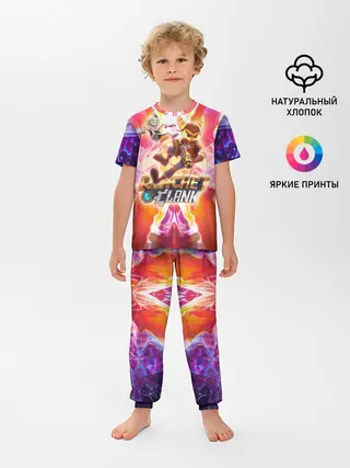Детская пижама с брюками / Рэтчет и Кланr игра