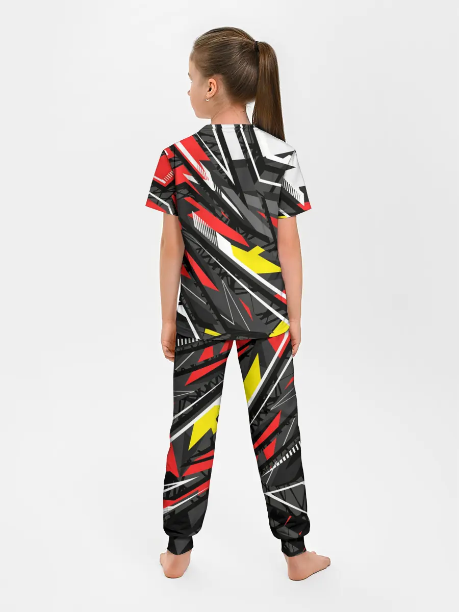 Детская пижама с брюками / Фон. Абстракция.