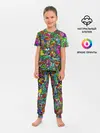 Детская пижама с брюками / Веселые узоры