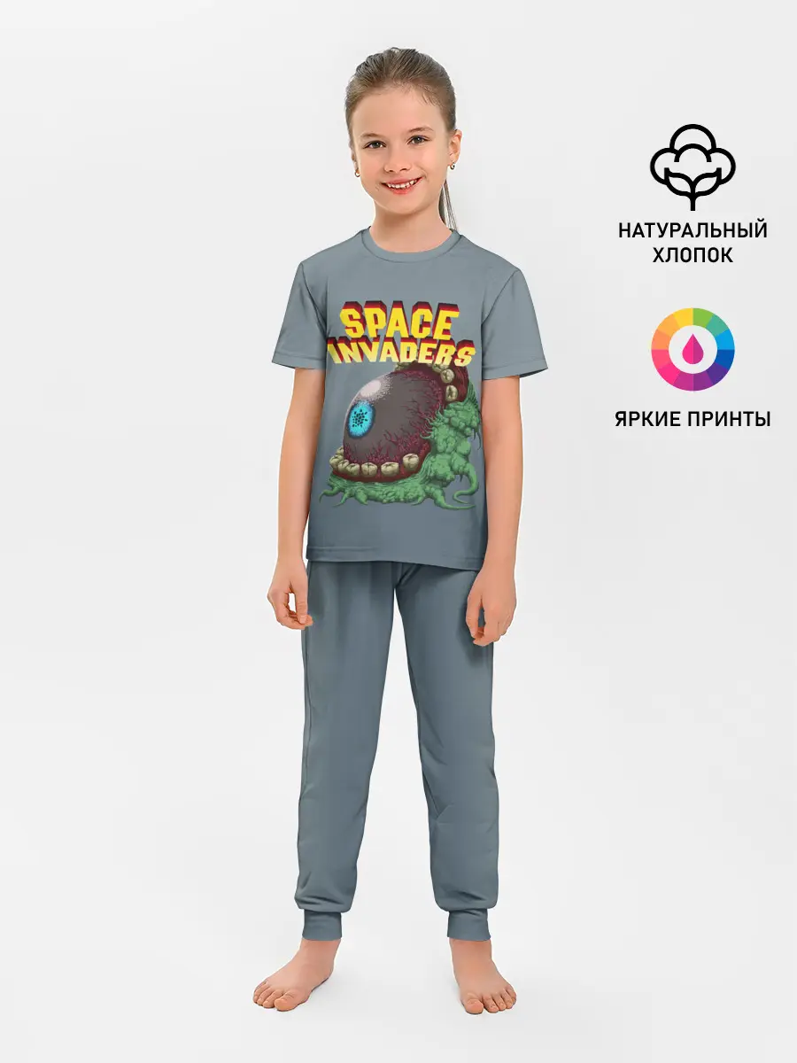 Детская пижама с брюками / Boss | Space Invaders | Old game