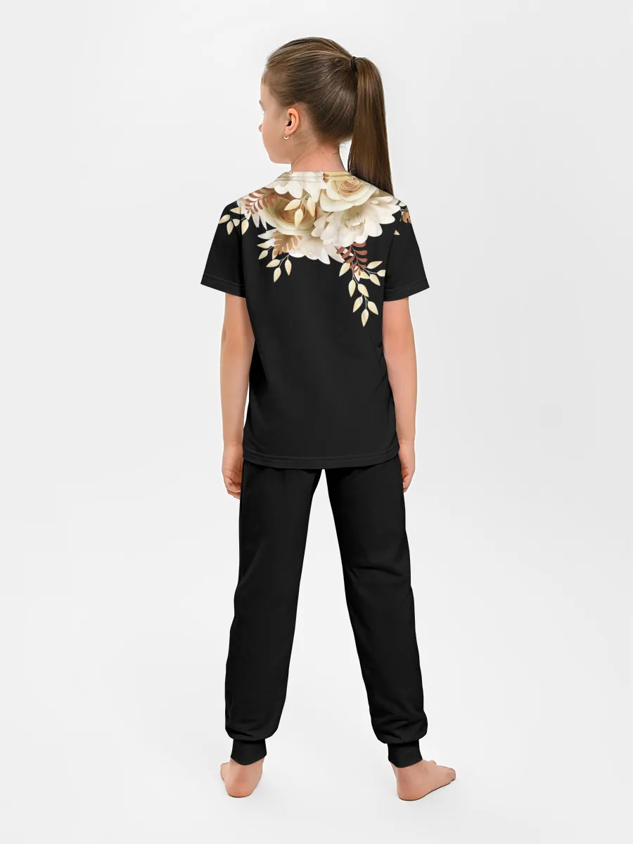 Детская пижама с брюками / Золотые Цветы