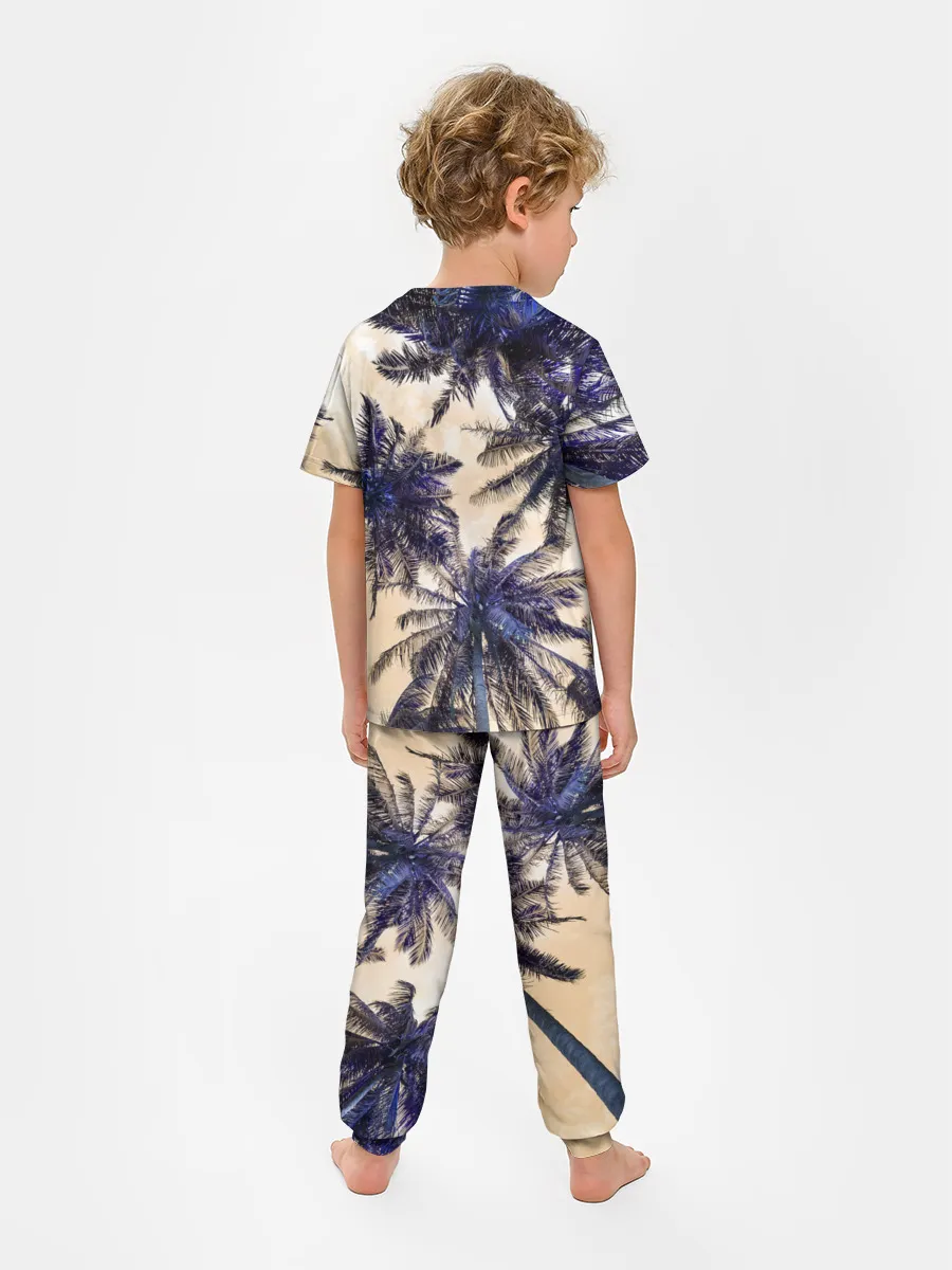 Детская пижама с брюками / Тропики