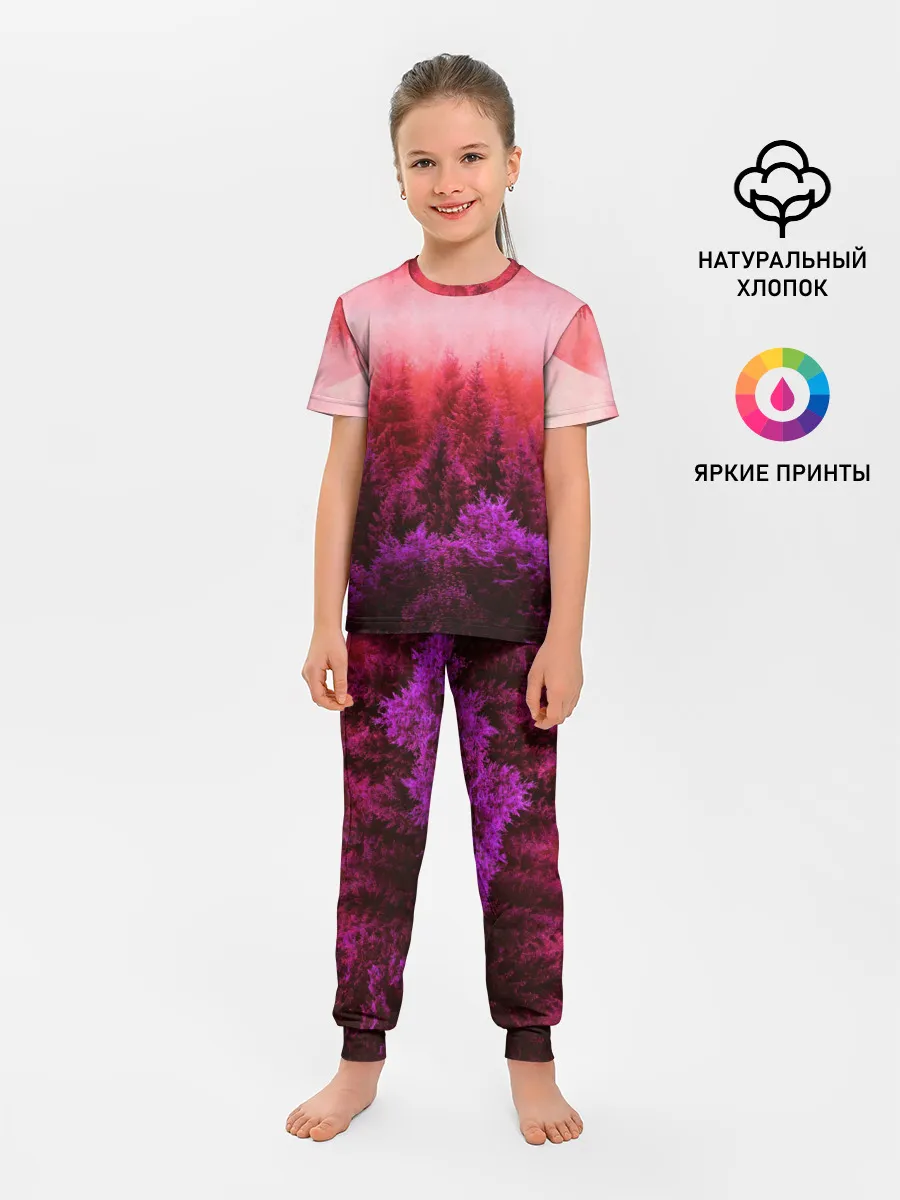 Детская пижама с брюками / КРАСНАЯ ОСЕНЬ