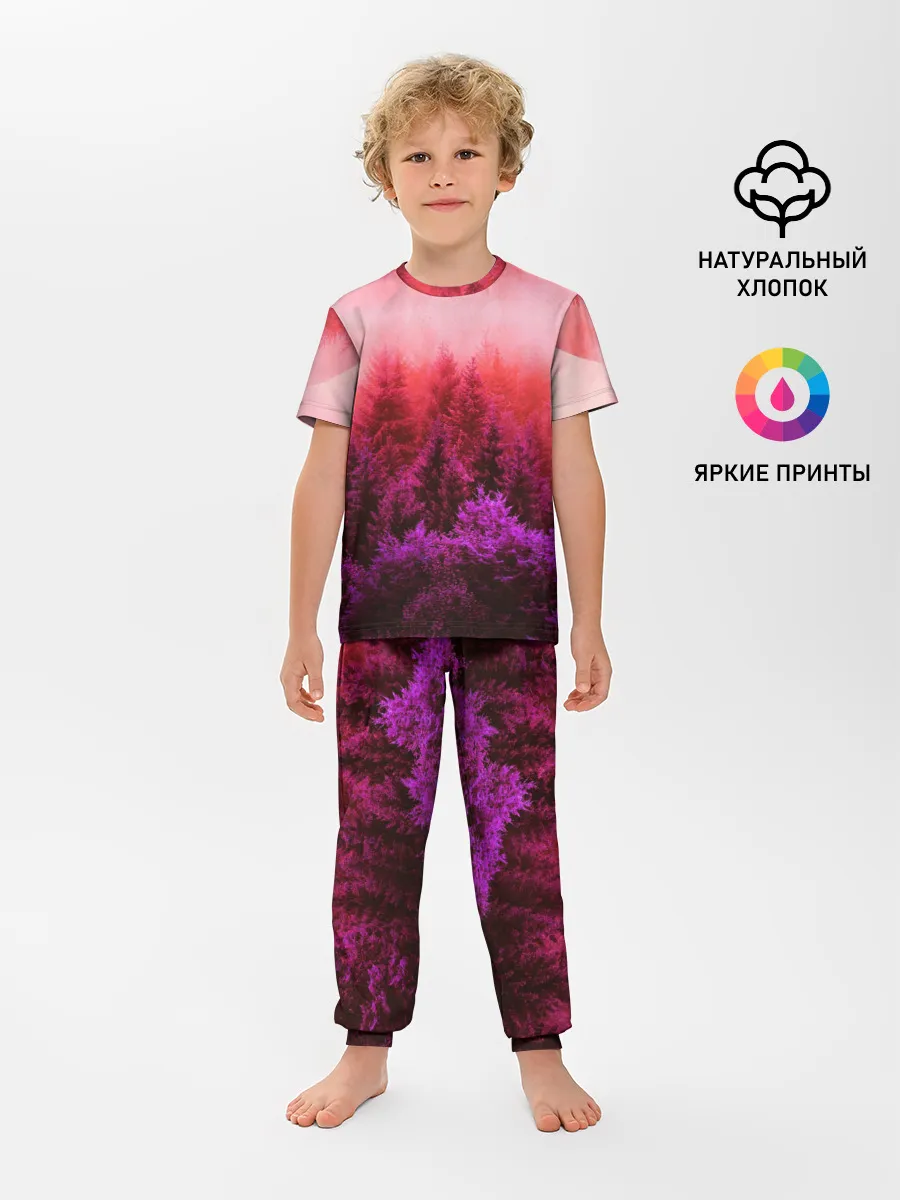 Детская пижама с брюками / КРАСНАЯ ОСЕНЬ