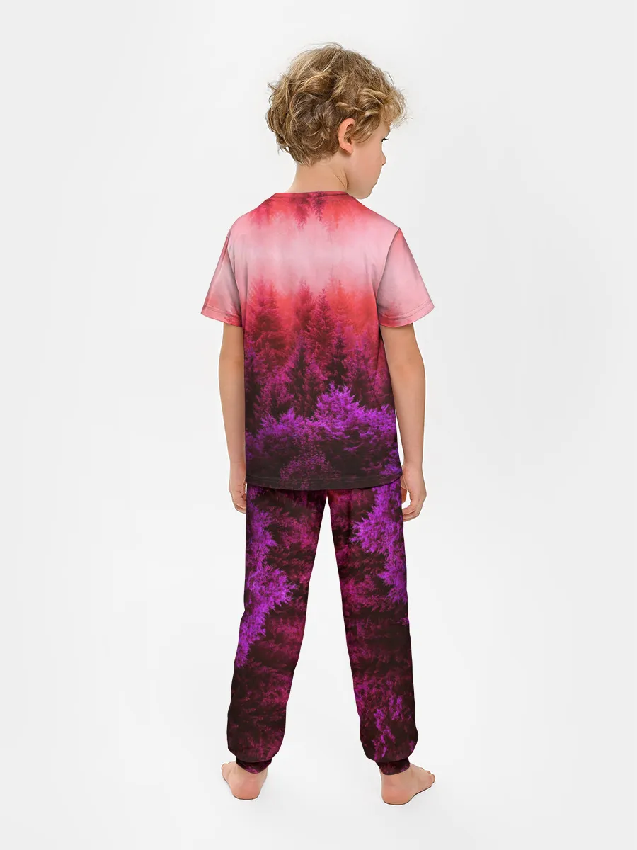 Детская пижама с брюками / КРАСНАЯ ОСЕНЬ