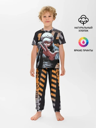 Детская пижама с брюками / Трафальгар Ло особо опасен