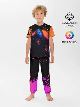 Детская пижама с брюками / Ведьмак в таверне