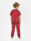 Детская пижама с брюками / Red Boards Texture