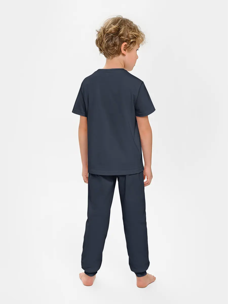 Детская пижама с брюками / Аниме Тян в джинсовке