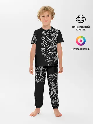 Детская пижама с брюками / Mandala