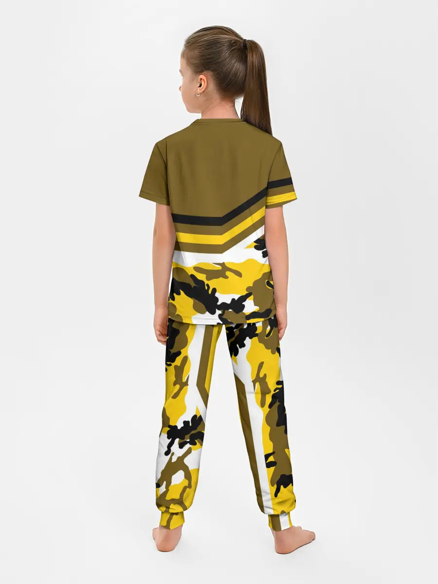 Детская пижама с брюками / Камуфляж Российская Империя